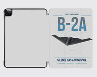 Thumbnail for B-2A Spirit design on light gray ipad tablet case