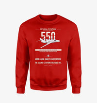 Thumbnail for Cessna Citation 550 - Citation II design on red sweatshirt