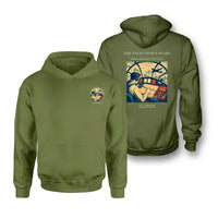 Thumbnail for VINTAGE G4297 - The Navigator's Stars - Double-Side Hoodie design on greenarmy double side