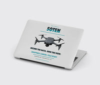 Thumbnail for ACSL SOTEN design on light gray MacBook case
