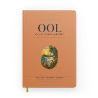 Thumbnail for Gold Coast Airport (OOL) design on orange notebook