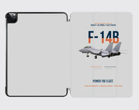 Thumbnail for F-14B Tomcat Power The Fleet design on light gray ipad tablet case
