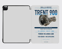 Thumbnail for TRENT 900 design on light gray ipad tablet case