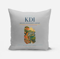 Thumbnail for Wolter Monginsidi Airport (KDI) design on light gray pillow