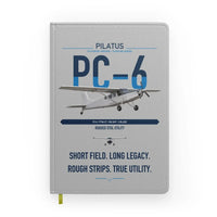 Thumbnail for Pilatus PC-6 Porter design on light gray notebook