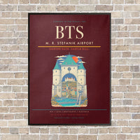 Thumbnail for M. R. Stefanik Airport BTS - Canvas Framed - Dark Red