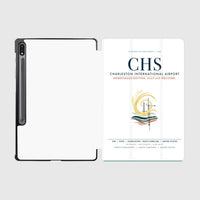 Thumbnail for Charleston International Airport (CHS) design on white samsung tablet tablet case