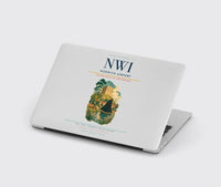 Thumbnail for Norwich Airport (NWI) design on light gray MacBook case