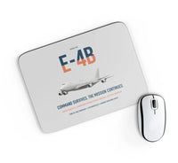 Thumbnail for E-4B Nightwatch design on light gray rectangle mouse pad