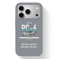 Thumbnail for Pilatus PC-6 Porter design on gray magsafe iphone case, for iPhone 17 Pro