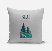 Thumbnail for George F. L. Charles Airport (SLU) design on light gray pillow