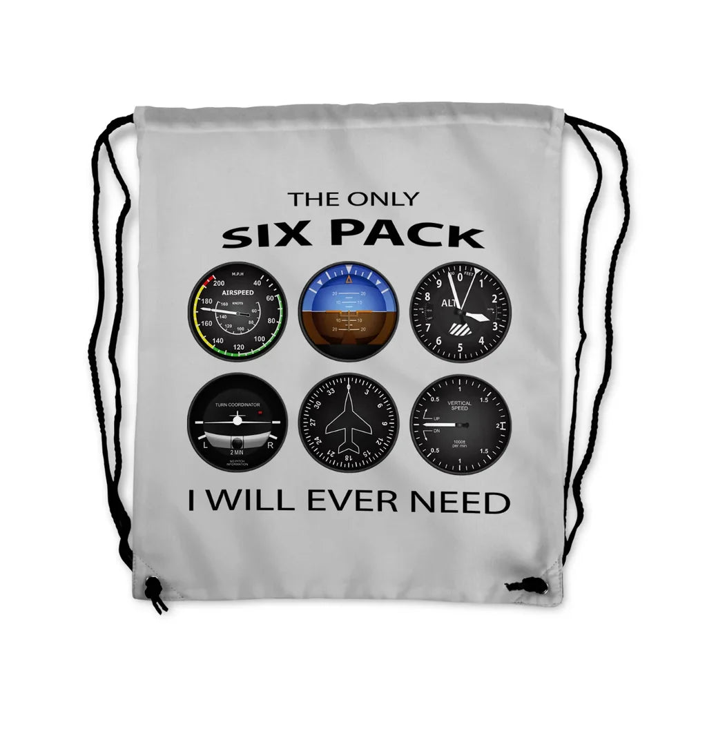 Only Six Pack I Will Drawstring Bag - view 6