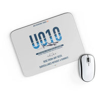 Thumbnail for Airbus U010 Aliaca VTOL design on light gray rectangle mouse pad