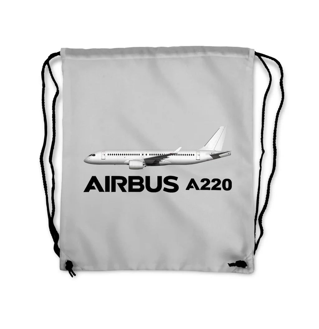 Airbus A220 Drawstring Bag - view 6