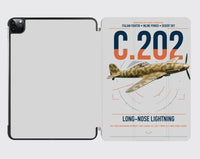 Thumbnail for Macchi C.202 Folgore design on light gray ipad tablet case