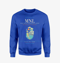 Thumbnail for Manila Ninoy Aquino International Airport MNL Sweatshirt - Blue