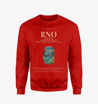 Thumbnail for Reno-Tahoe International Airport (RNO) design on red sweatshirt