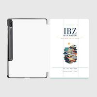 Thumbnail for Ibiza Airport (IBZ) design on white samsung tablet tablet case
