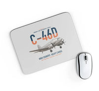 Thumbnail for C-46D Commando design on light gray rectangle mouse pad