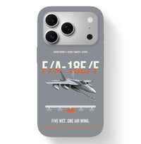 Thumbnail for F A-18E F Buddy Tanker design on gray magsafe iphone case, for iPhone 17 Pro