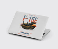Thumbnail for F-15E Strike Eagle design on light gray MacBook case