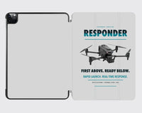 Thumbnail for BRINC Responder design on light gray ipad tablet case