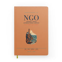 Thumbnail for Central Japan International Airport (NGO) design on orange notebook