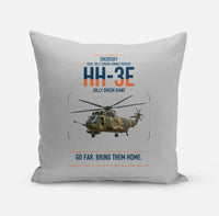 Thumbnail for Sikorsky HH-3E Jolly Green Giant design on light gray pillow
