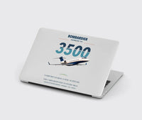 Thumbnail for Bombardier Challenger 3500 design on light gray MacBook case