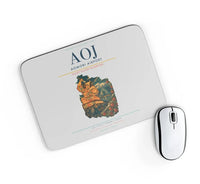 Thumbnail for Aomori Airport (AOJ) design on light gray rectangle mouse pad