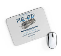 Thumbnail for PT6E-67XP design on light gray rectangle mouse pad