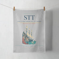 Thumbnail for Cyril E. King Airport (STT) design on light gray towel