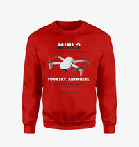 Thumbnail for DJI Mini 2 design on red sweatshirt
