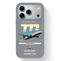 Thumbnail for Boeing 777-200ER design on gray magsafe iphone case