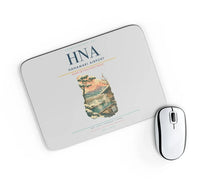 Thumbnail for Hanamaki Airport (HNA) design on light gray rectangle mouse pad