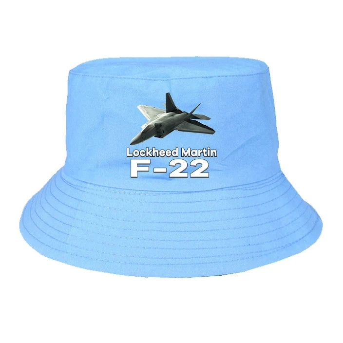 The Fighter Jet 22 Silhouette summer hat - light blue