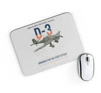 Thumbnail for Junkers Ju 87D-3 design on light gray rectangle mouse pad