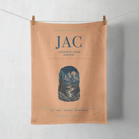 Thumbnail for Jackson Hole Airport (JAC) design on orange towel