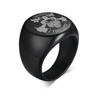 Thumbnail for Customisable Volunteer Firefighter Design 20MM Ring - view 6