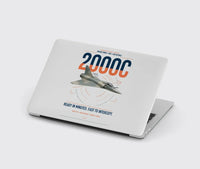Thumbnail for Dassault Mirage 2000C RDI design on light gray MacBook case