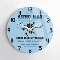Thumbnail for Freefly Astro Max design on light blue no frame wall clock
