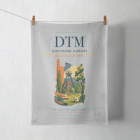 Thumbnail for Dortmund Airport (DTM) design on light gray towel