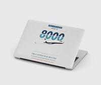Thumbnail for Bombardier Global 8000 design on light gray MacBook case