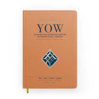 Thumbnail for Ottawa Macdonald-Cartier International Airport (YOW) design on orange notebook