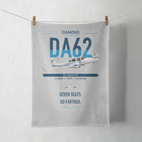 Thumbnail for Diamond DA62 design on light gray towel
