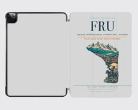 Thumbnail for Manas International Airport (FRU) design on light gray ipad tablet case