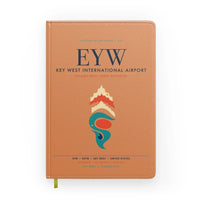 Thumbnail for Key West International Airport (EYW) design on orange notebook
