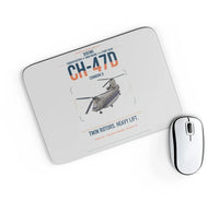 Thumbnail for Boeing CH-47D design on light gray rectangle mouse pad
