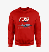 Thumbnail for C-5M Super Galaxy design on red sweatshirt