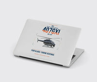 Thumbnail for Bell 407GXi design on light gray MacBook case